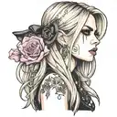 Avril Lavigne tattoo design idea