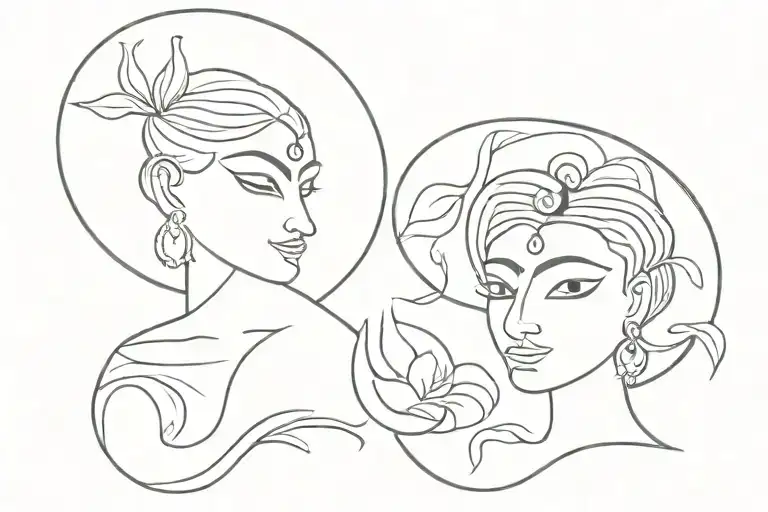 ashok and manasa tattoo design idea