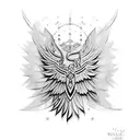  Create tattoo with sine wave, Lebanese cedar tree, Polish eagle tattoo design idea
