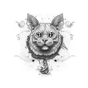 blind animals heartache tattoo design idea