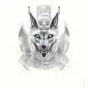 Anubis tattoo design idea