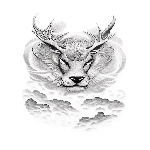 clouds tattoo design idea