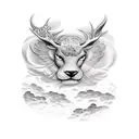 clouds tattoo design idea