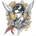 chrollo lucifer tattoo design idea