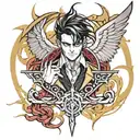 chrollo lucifer tattoo design idea