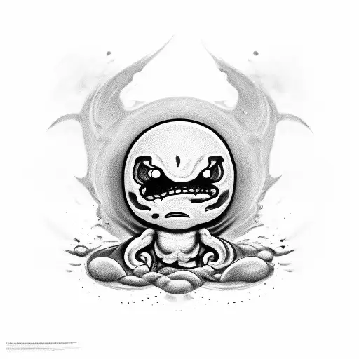 binding of Isaac  tattoo design idea