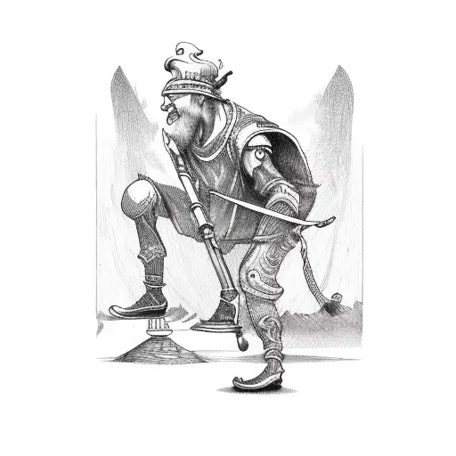 fool tarot card tattoo design idea