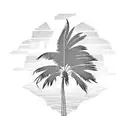 Palm Tree tattoo design idea