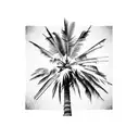 Palm Tree tattoo design idea
