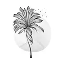 Palm Tree tattoo design idea