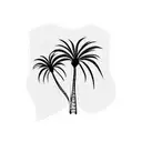 Palm Tree tattoo design idea