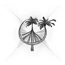Palm Tree tattoo design idea