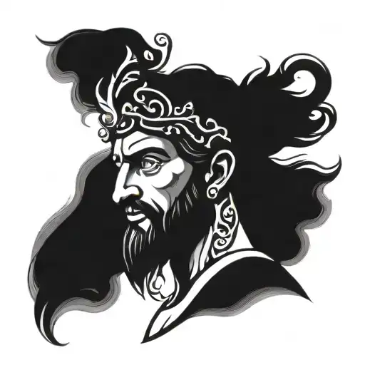 greek god Kairos Greek god tattoo design idea