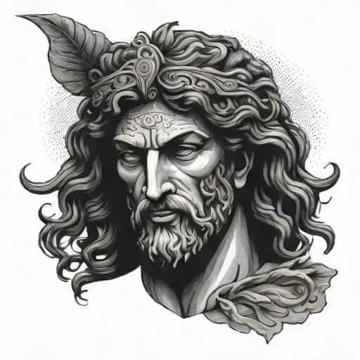 greek god Kairos Greek god tattoo design idea