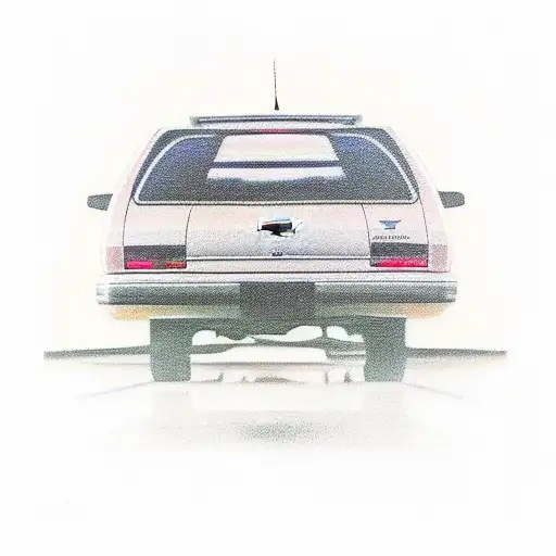1994 chevy cavalier station wagon tattoo design idea