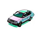 1994 chevy cavalier station wagon tattoo design idea