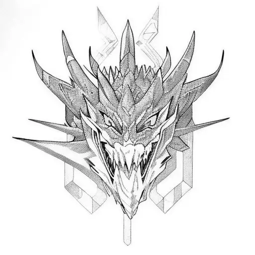 Akantor from monster hunter tattoo design idea