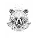 Final Boss Grizzly Bear tattoo design idea