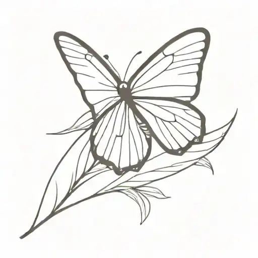 Tattoo: butterfly on forearm. Size: about 10 cm. Style: graphics / minimalism. Colors: black and white. Butterfly must tattoo design idea