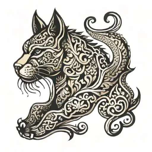 Achaemenid persian tattoo design idea