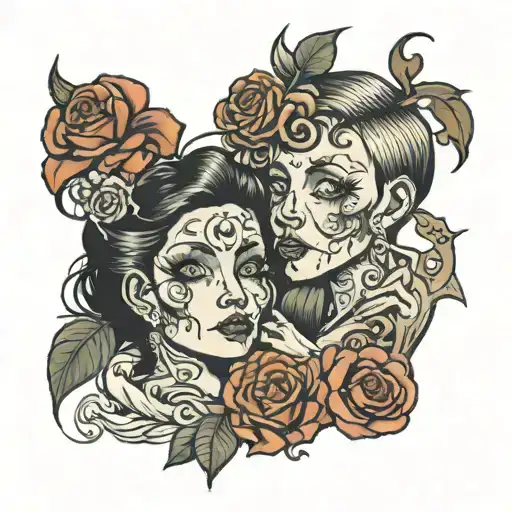 life was quite hard at that time, entering into a second marriage with a wife who turned out to be an illegitimate child tattoo design idea