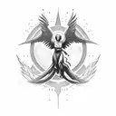 st Michael  tattoo design idea