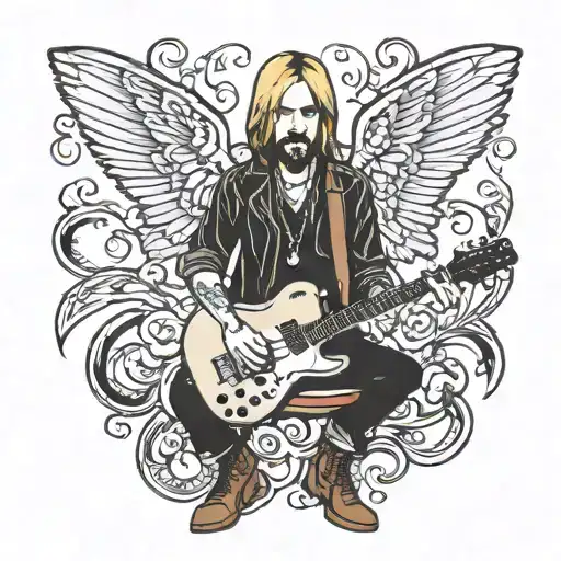 tom petty album art tattoo  tattoo design idea