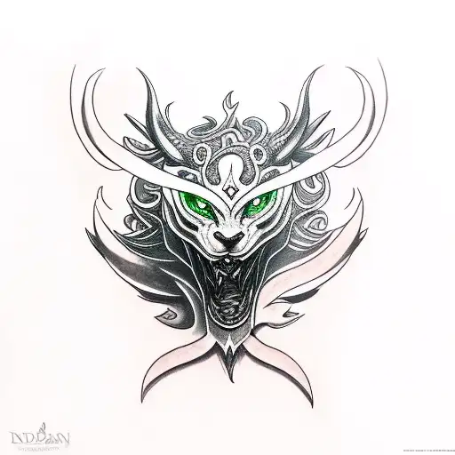 Kindred League of legends tattoo design idea