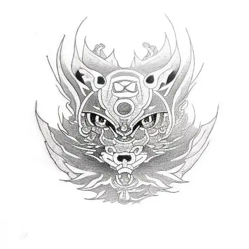 Kindred League of legends tattoo design idea