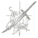 linguistics sword tattoo design tattoo design idea