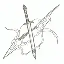 linguistics sword tattoo design tattoo design idea