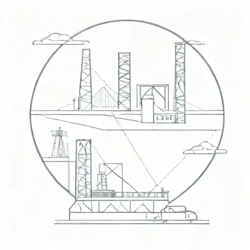 civil engineering structure for women  tattoo design idea