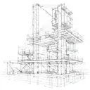 civil engineering structure tattoo design idea