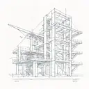 civil engineering structure tattoo design idea