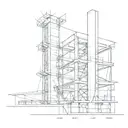 civil engineering structure tattoo design idea