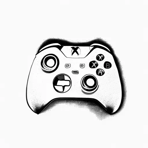 Game controller by Jason Mims : Tattoos