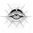 Evil Eye tattoo design idea