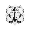 stone rock tattoo design idea