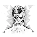 Bowie  tattoo design idea