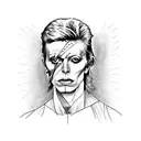 Bowie  tattoo design idea