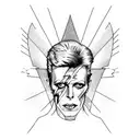 Bowie  tattoo design idea