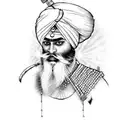 sikh warrior tattoo design idea