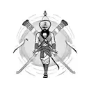 sikh warrior tattoo design idea