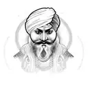 sikh warrior tattoo design idea