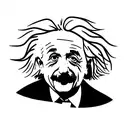 Albert Einstein tattoo design idea