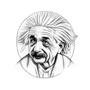 Albert Einstein tattoo design idea