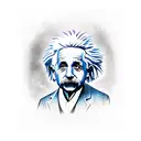 Albert Einstein tattoo design idea