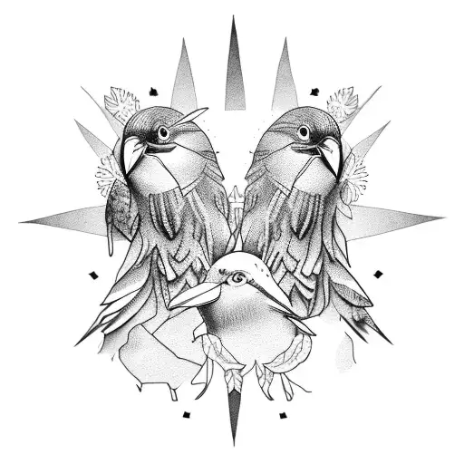 3 little birds bob marley  tattoo design idea