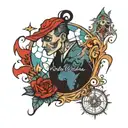 the world is Mine tattoo design idea