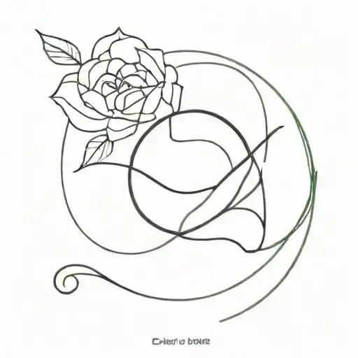 808 number 7 tattoo design idea